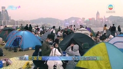 【除夕倒數】西九文化區入夜現場 市民提早紥營霸位等倒數