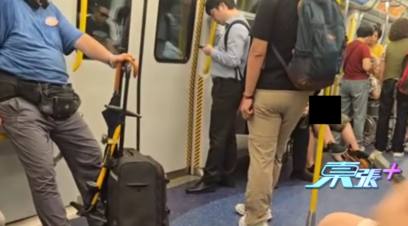 獨家｜港鐵「曬雀男」車廂露械自我慰摸全被拍下　乘客無動於衷嚇親女觀眾