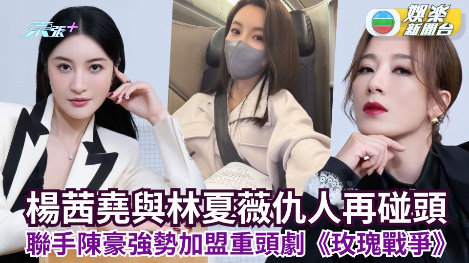 楊茜堯與林夏薇仇人再碰頭 聯手陳豪強勢加盟重頭劇《玫瑰戰爭》