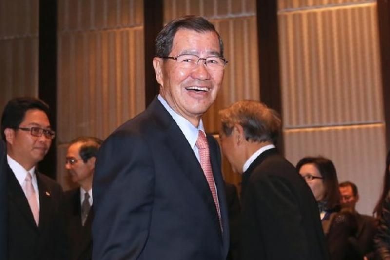 前副總統蕭萬長9日前往南海出席博鰲論壇，並將於10日與中國國務院總理李克強會面。（仇佩芬攝）