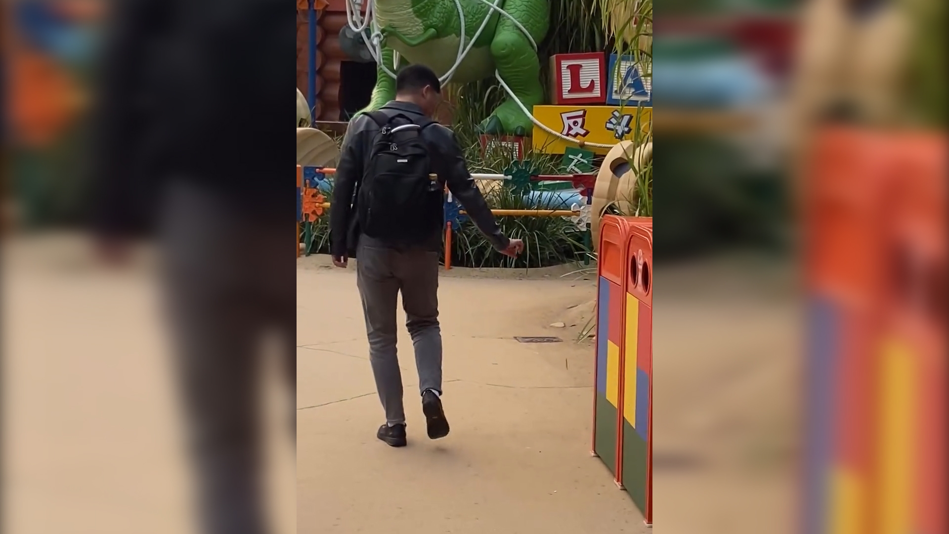 東張西望報料｜迪士尼男遊客公然吸煙兼掉煙頭　觀眾怒斥：破壞規矩