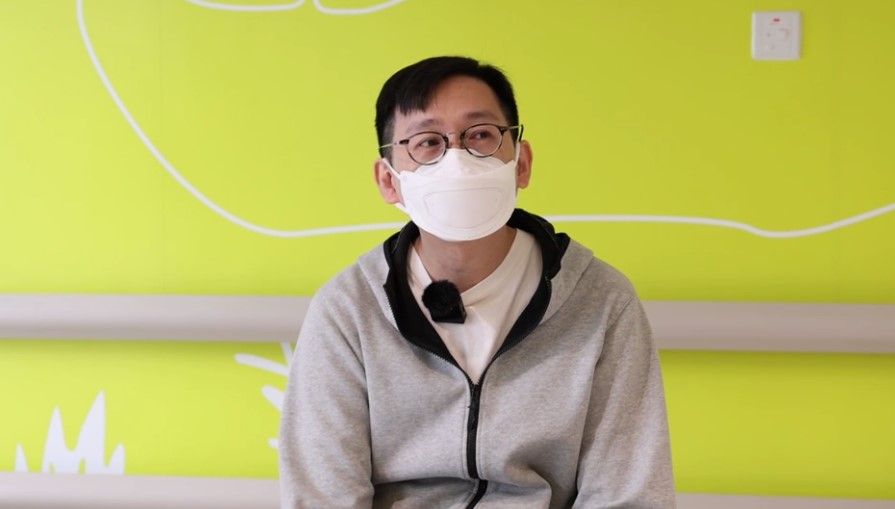 祈祈父母拍片呼籲支持器官捐贈。(醫管局提供)