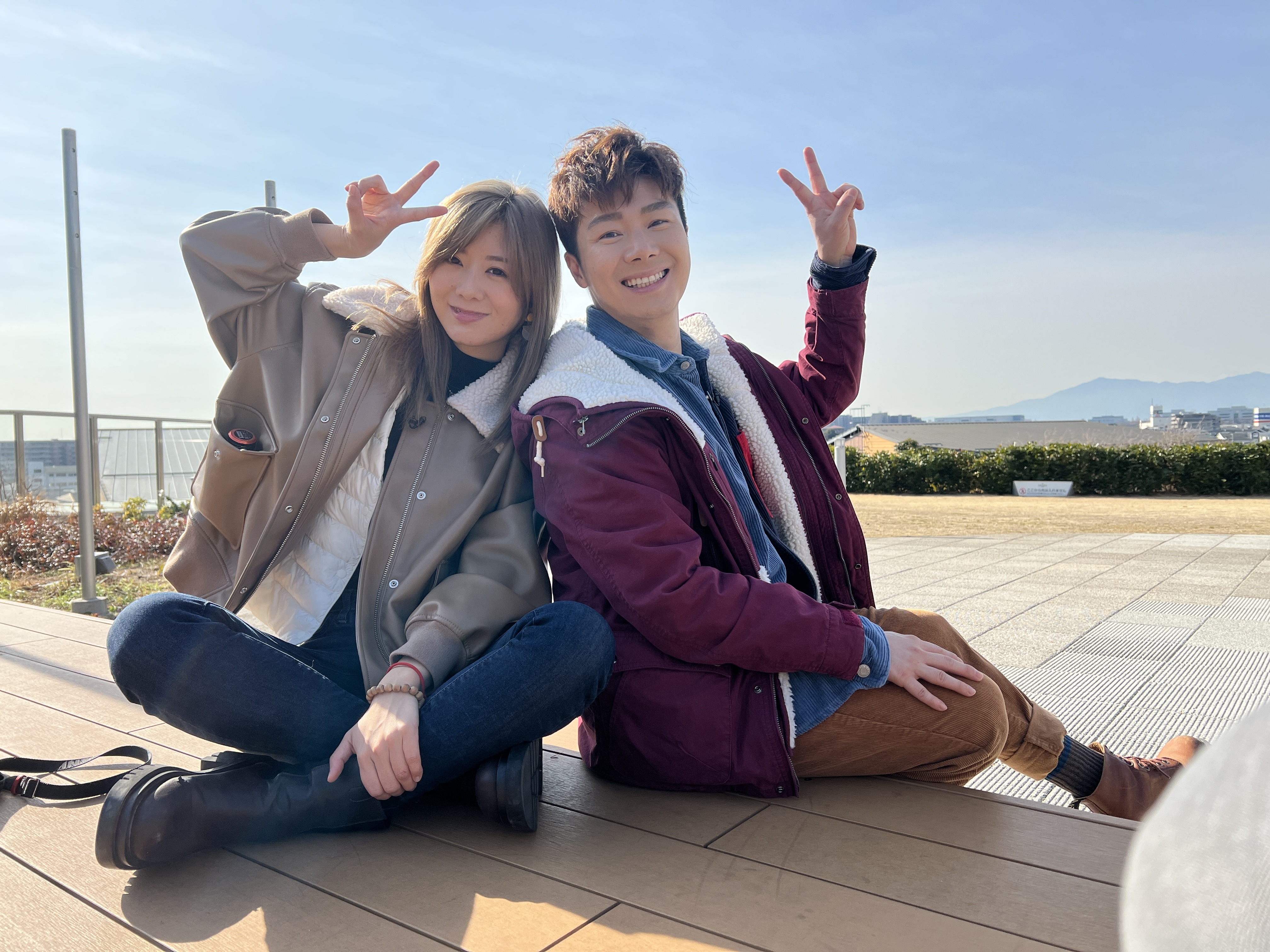 周奕瑋同陳嘉慧兩大日本通合體，非常合拍。