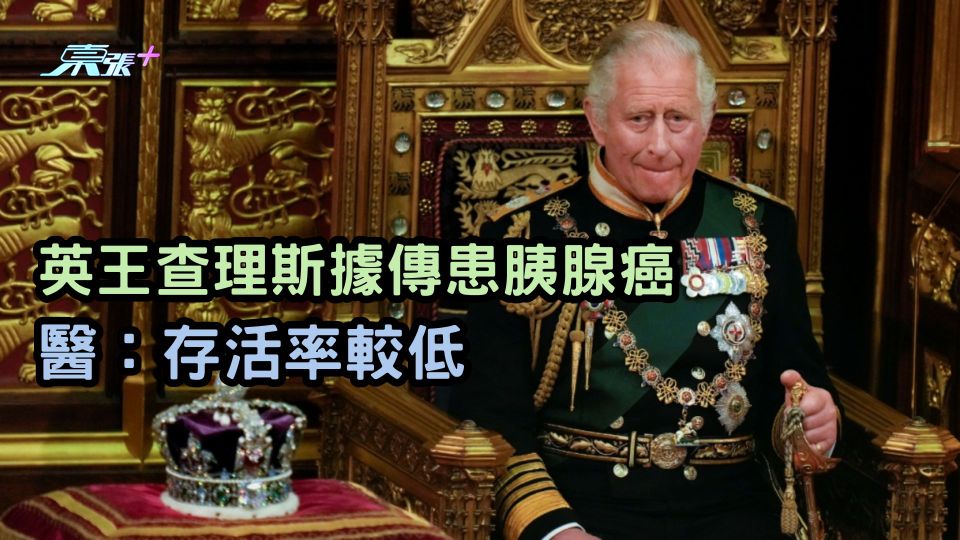 英王查理斯據傳患胰腺癌 醫：存活率較低