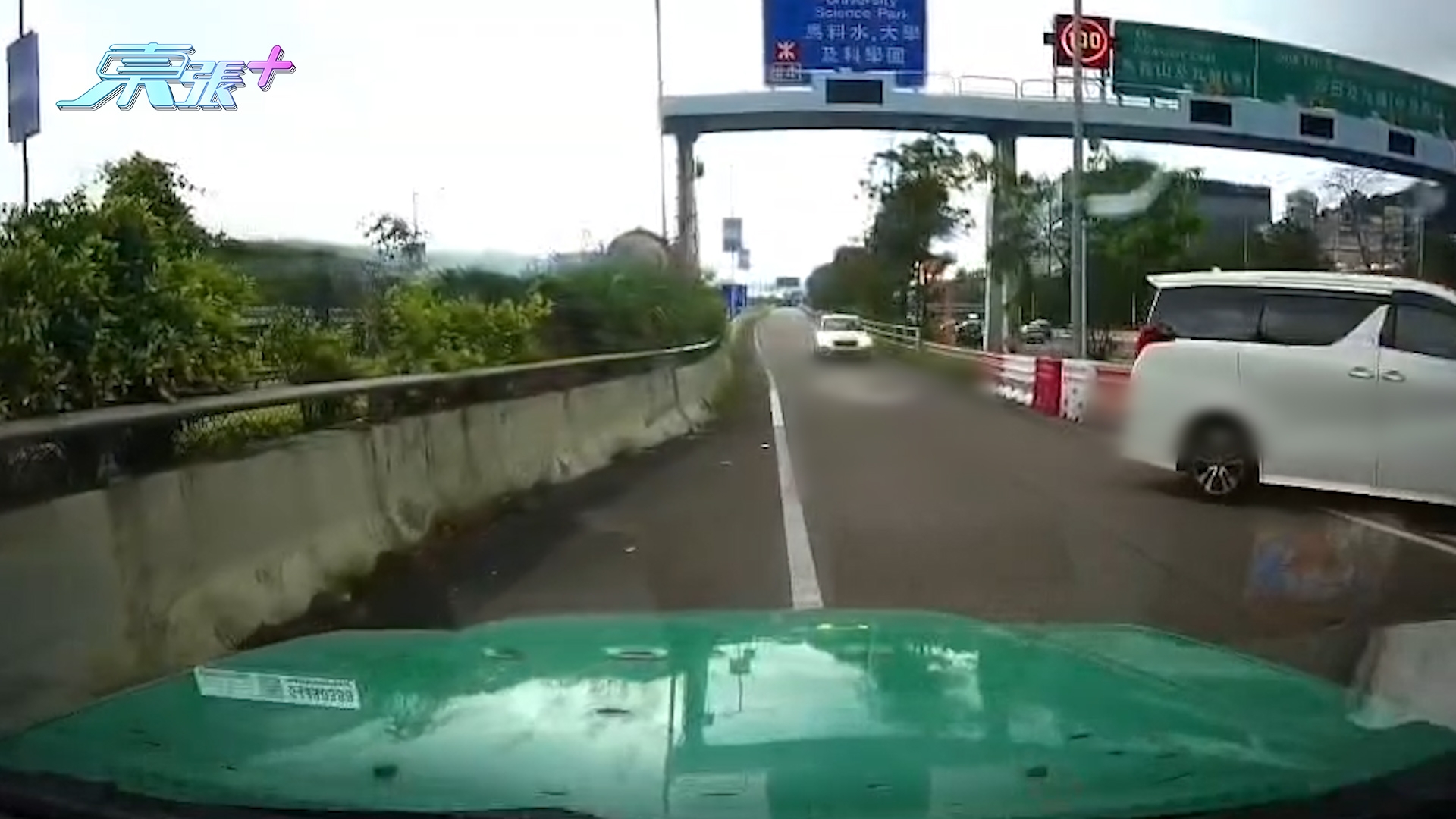 車Cam直擊｜大學迴旋處司機「連中兩元」　遇中港車及P牌車逆線入公路