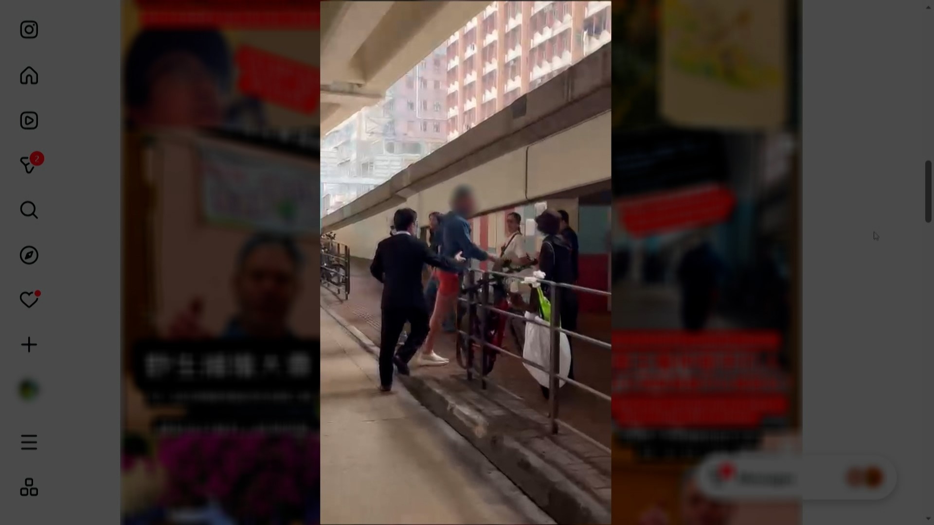 《東張西望》早前曾報道，一名外籍男子在灣仔疑食霸王餐，被穿西裝的餐廳職員在後追趕，報料觀眾見狀則上前幫忙，與外籍男子對質，並拍下影片上載至網上，引起熱議。（資料圖片）