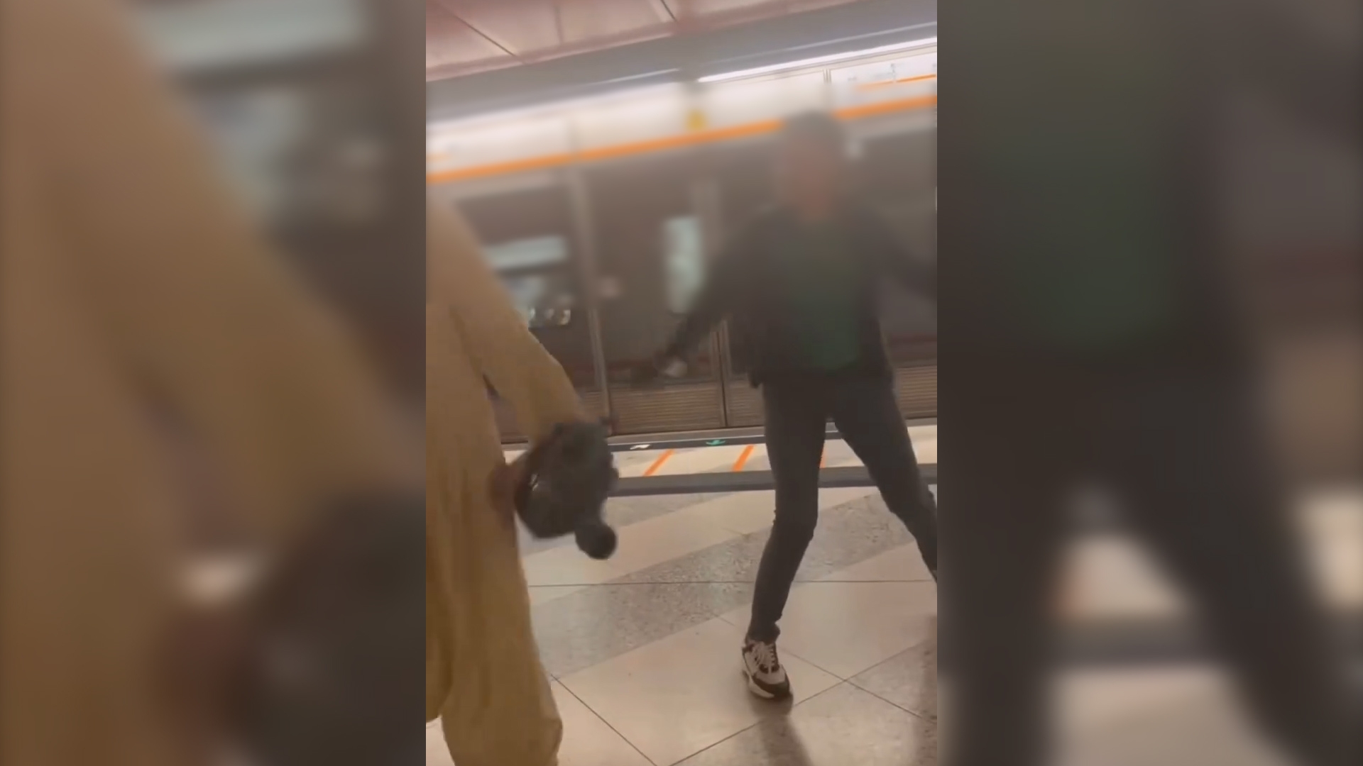 港鐵MMA｜屯門紅人VS飛腳大媽影片瘋傳　挑釁隻揪反被打到節節敗退