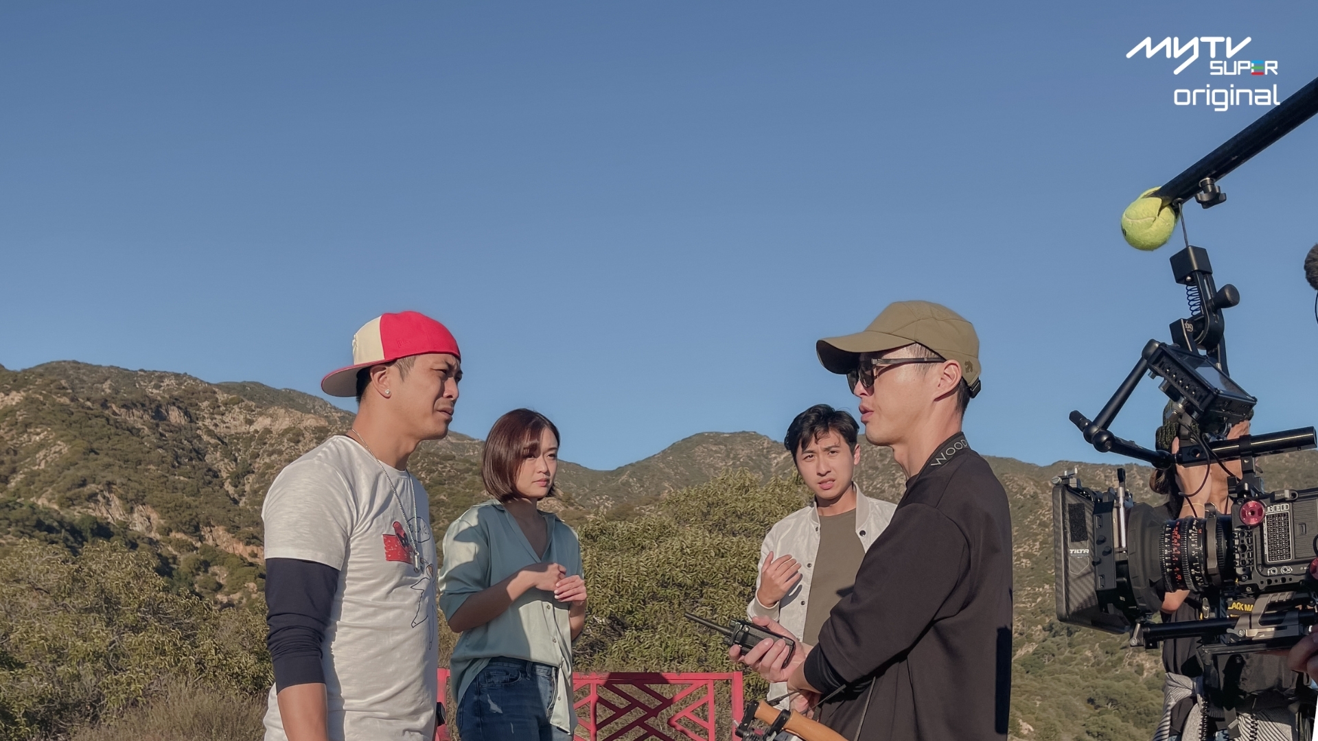 男女主角 Nathan Ing 、 Jocelyn 陳明憙與兩地導演 Thomas Lo 、Wesley