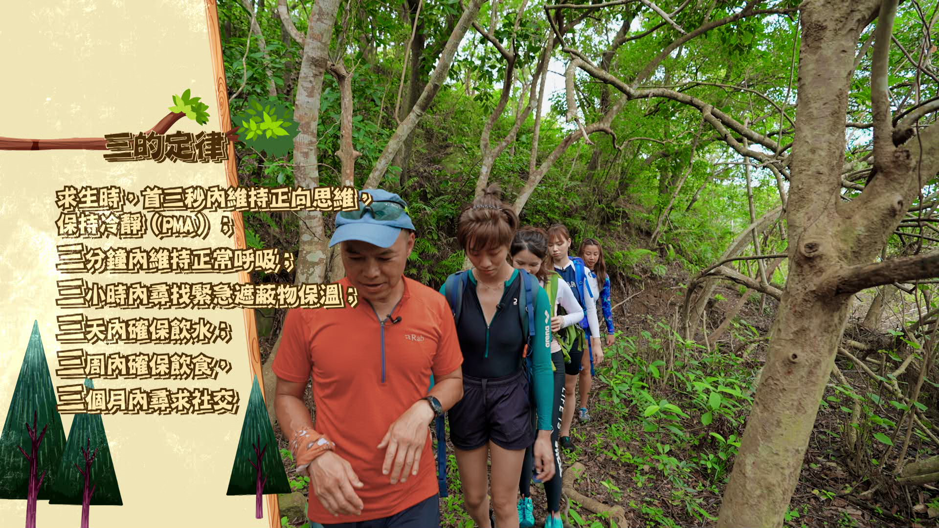 到達荒島達Sir教4位港女「三的定律」。