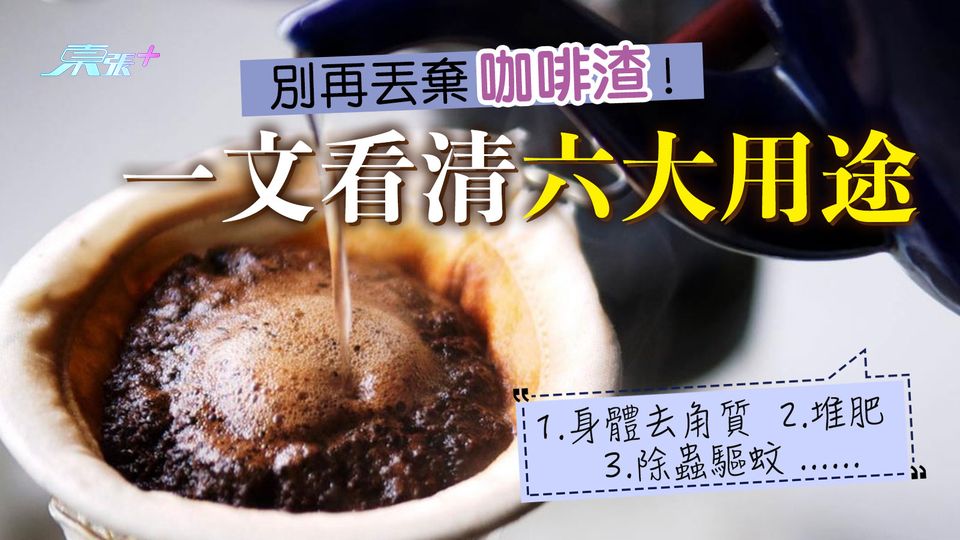 別再丟棄咖啡渣！一文看清六大用途