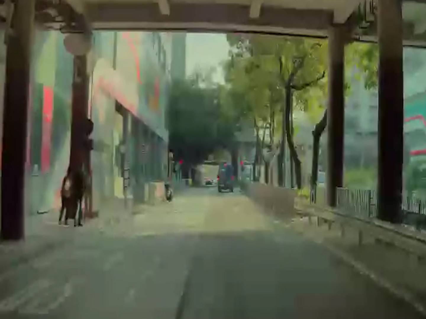 屯門「紙皮手推車」逆線行馬路全拍下