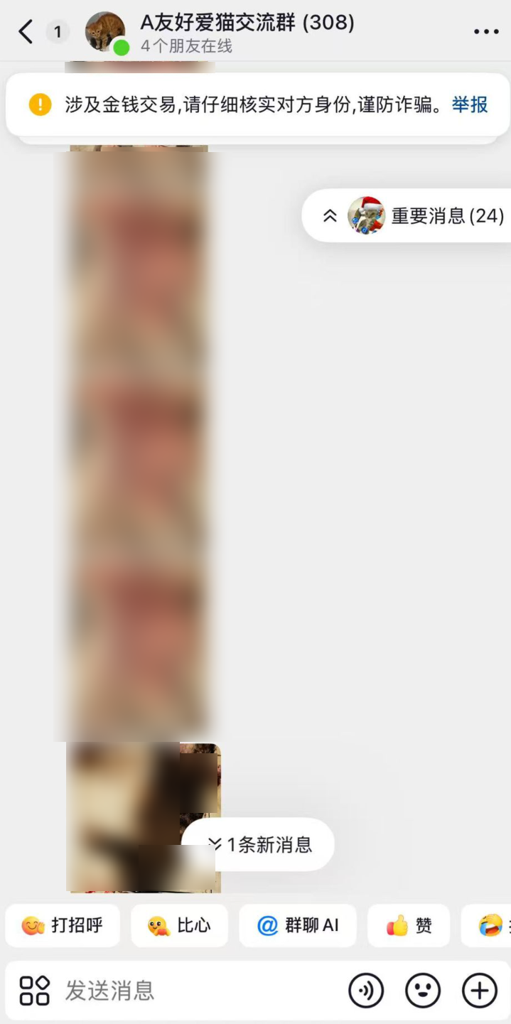 內地多個貓義工及動物救援微信群組突遭不明人士湧入，他們發送大量涉及虐打、焚燒、肢解，甚至性侵貓隻的影片、照片。（網上圖片）