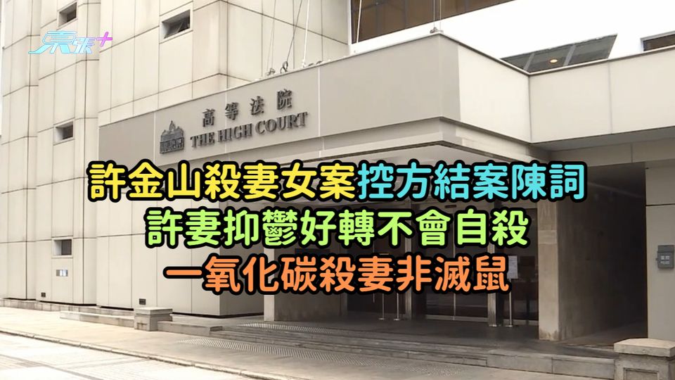 許金山殺妻女案控方結案陳詞：許妻抑鬱好轉不會自殺  一氧化碳殺妻非滅鼠