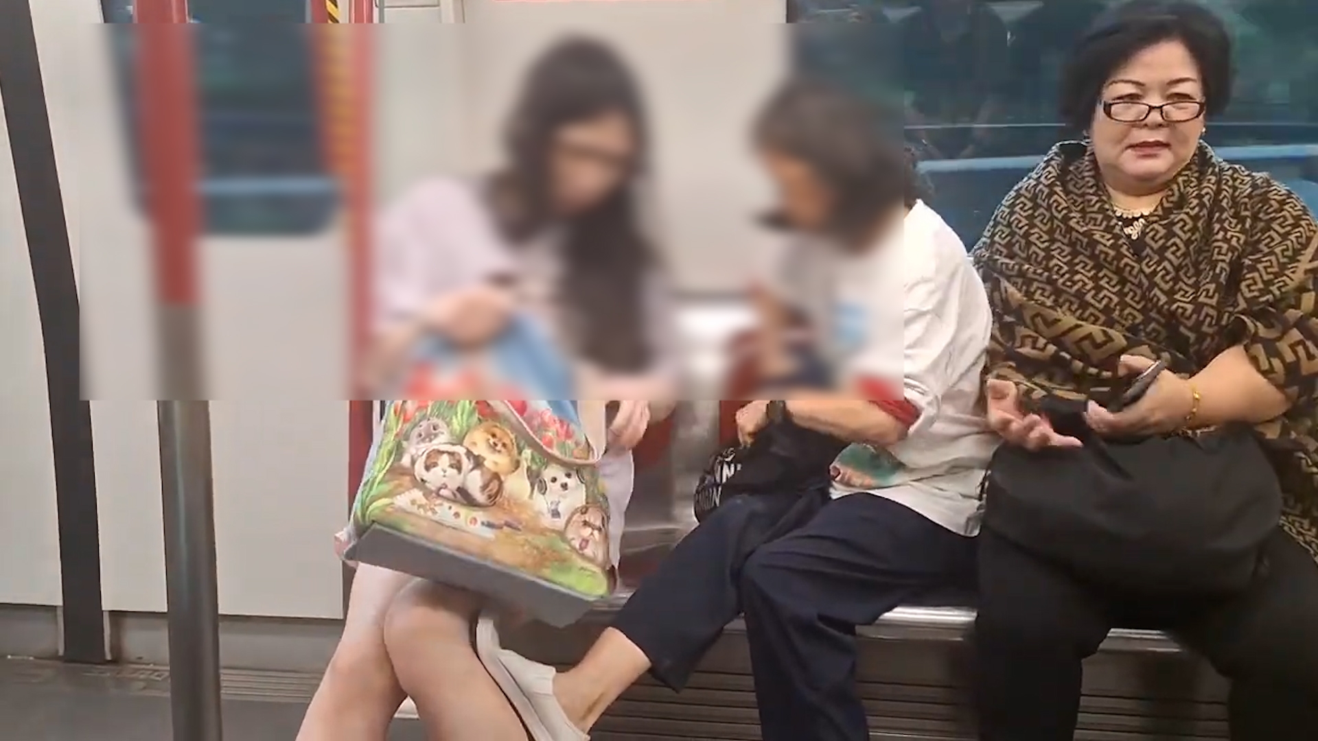 港鐵MMA｜少女坐關愛座遭鄰座「郁手打人」　阿嬸「扯髮踢腳」往死裡打