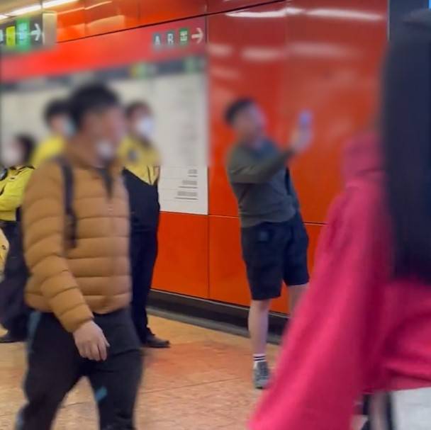 港鐵查飛再有風波惹爭議！男子站內拒查票遭6職員𥄫實