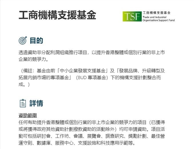 市場推廣及工商機構支援基金