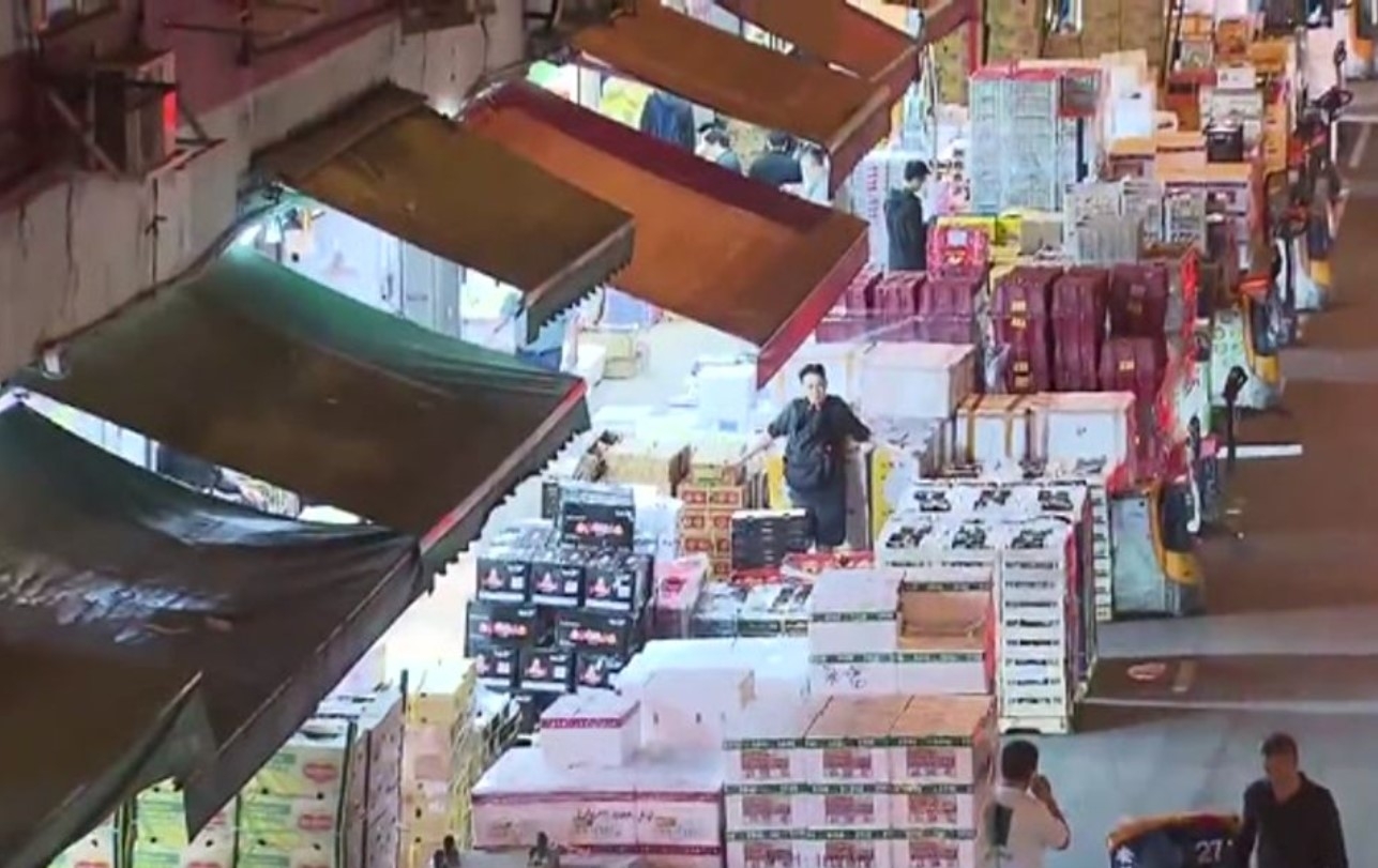 油麻地水果批發市場（資料圖片） 