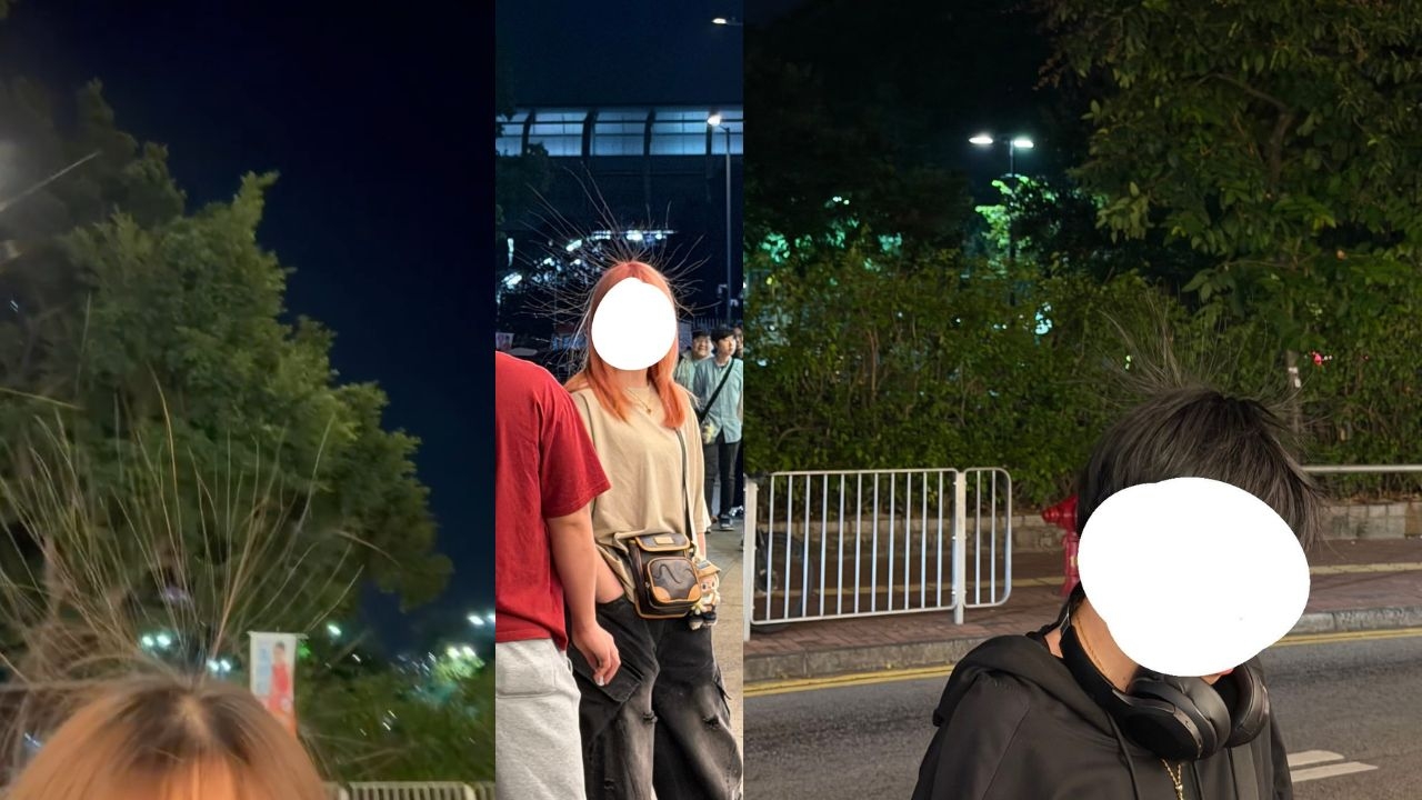 近日有網民在社交平台發帖，表示「究竟點解冇啦啦成條街啲人啲頭髮都有靜電」，並附上現場照片，顯示有人頭髮呈放射狀翹起，猶如被強烈靜電吸引，畫面引起熱烈討論。