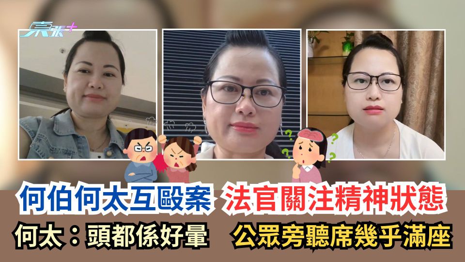 何伯何太互毆案｜法官關注精神狀態　何太：頭都係好暈　公眾旁聽席幾乎滿座