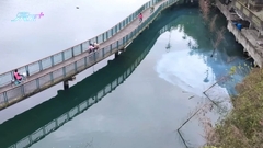 台灣日月潭屢遭飯店廢水污染 慘變「牛奶湖」