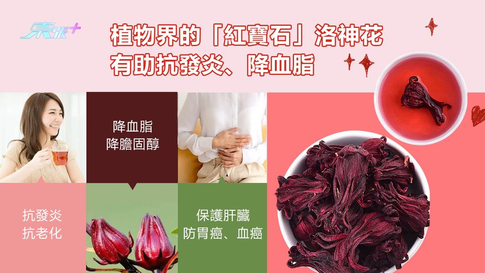 植物界的「紅寶石」洛神花 有助抗發炎、降血脂