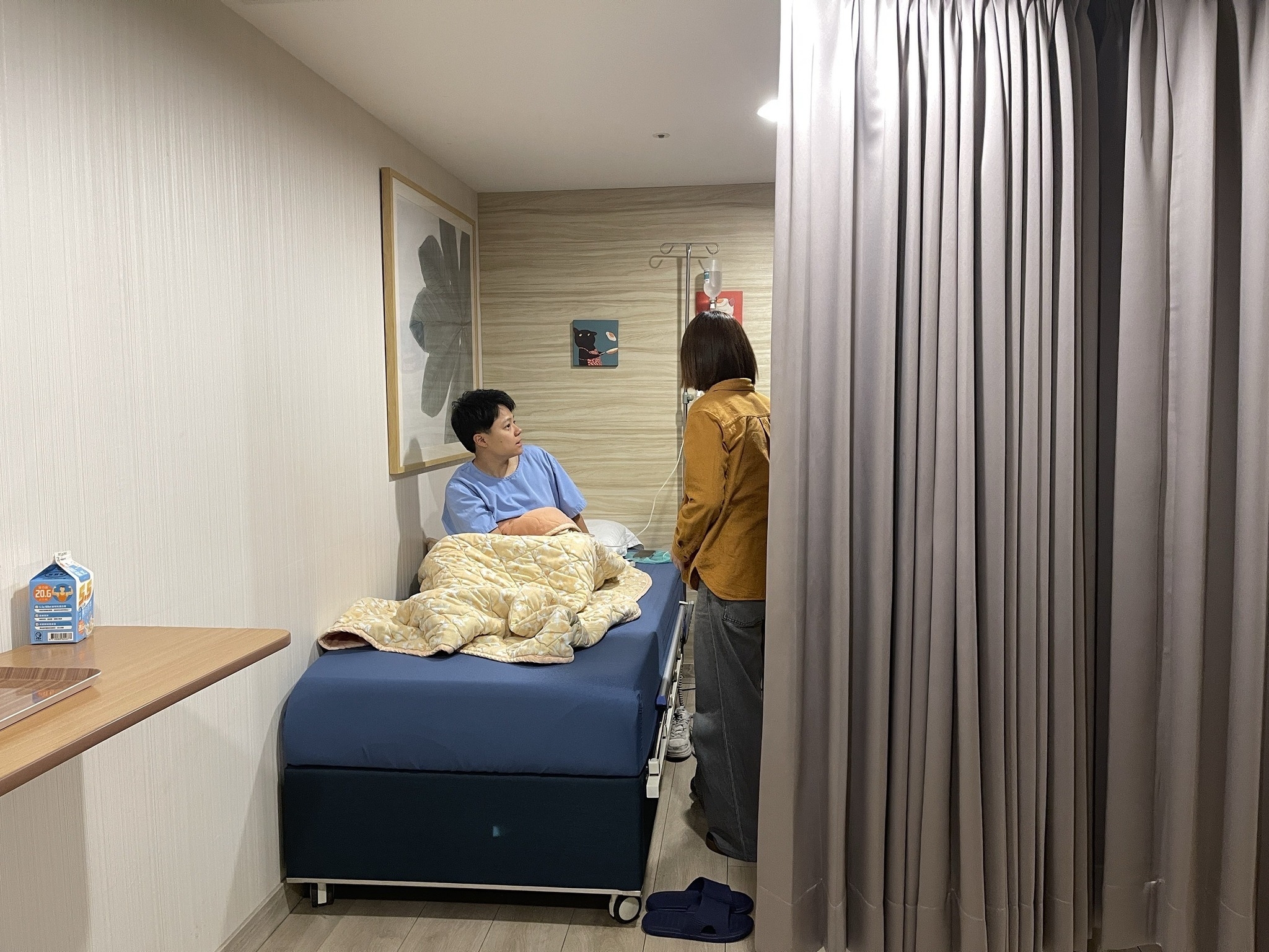 May be an image of indoors, hospital and bedroom