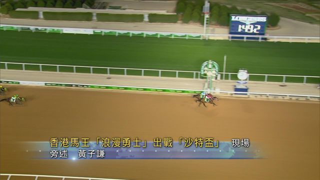 香港馬王「浪漫勇士」沙特盃屈居第二，累積獎金破2億港元。