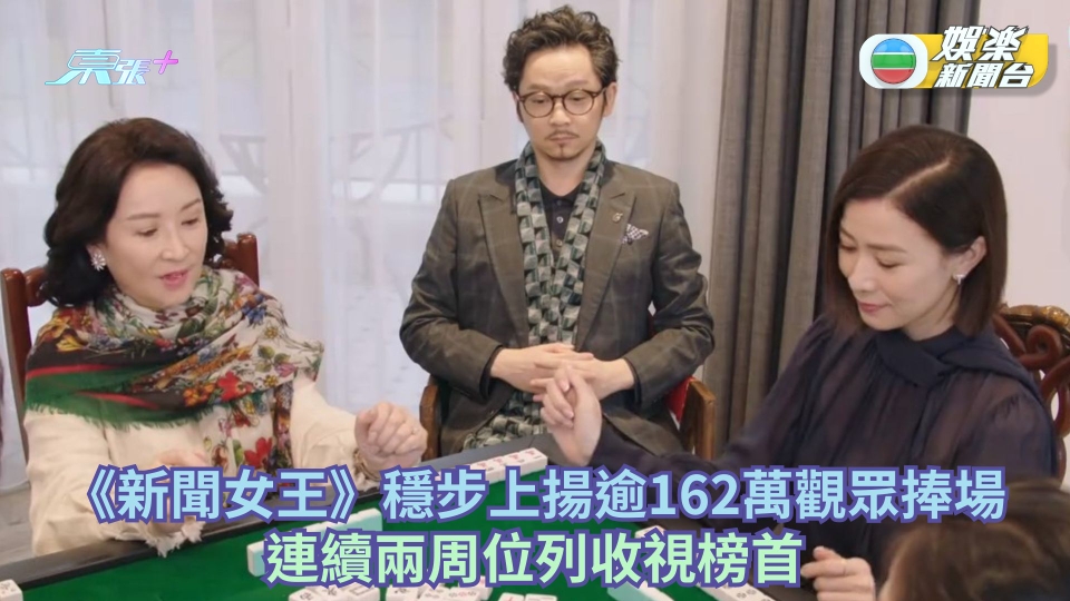 TVB收視丨《新聞女王》逾162萬觀眾捧場 連續兩周位列收視榜首