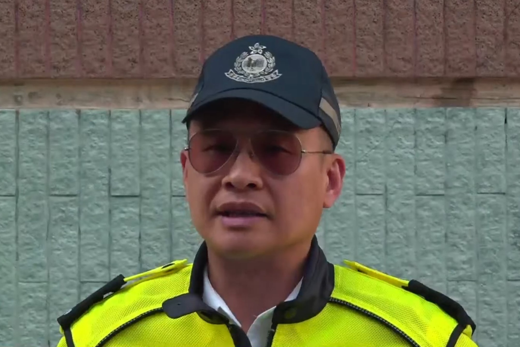 警方東九龍總區交通意外調查組督察蔡紹基（警方YouTube直播截圖）