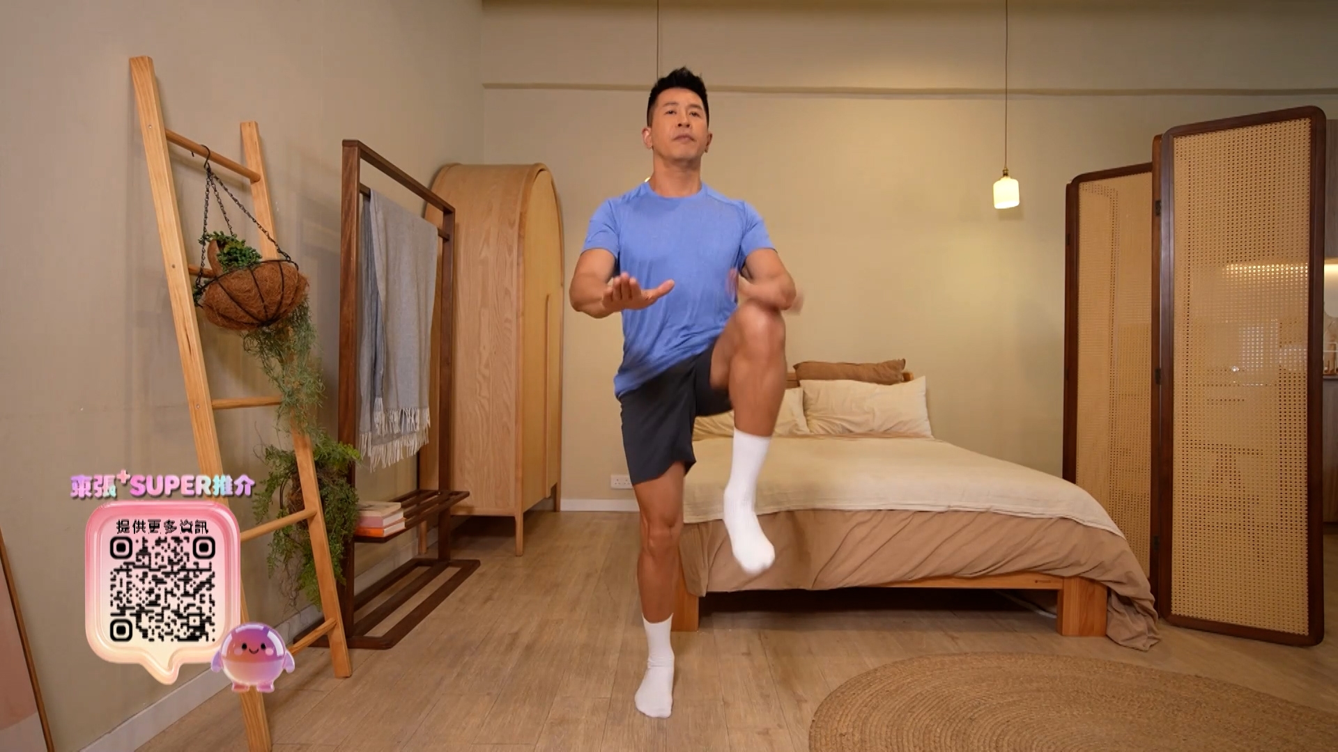 在兩個月前，蔡國威前往健身室操肌，但不慎拉傷大脾後肌，他指，筋腱「赤赤痛」的拉扯感，過了數個星期仍在，「我今年50幾歲，feel到每次做完Gym、或者行完山之後嘅痛楚，真係冇後生時復元得咁快。」