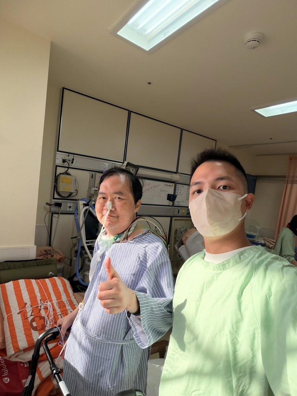 林禹宏的兒子Remo Lin在臉書分享與爸爸的相處點滴，感嘆林禹宏是上天派來的天使。（圖／翻攝自Remo Lin臉書）