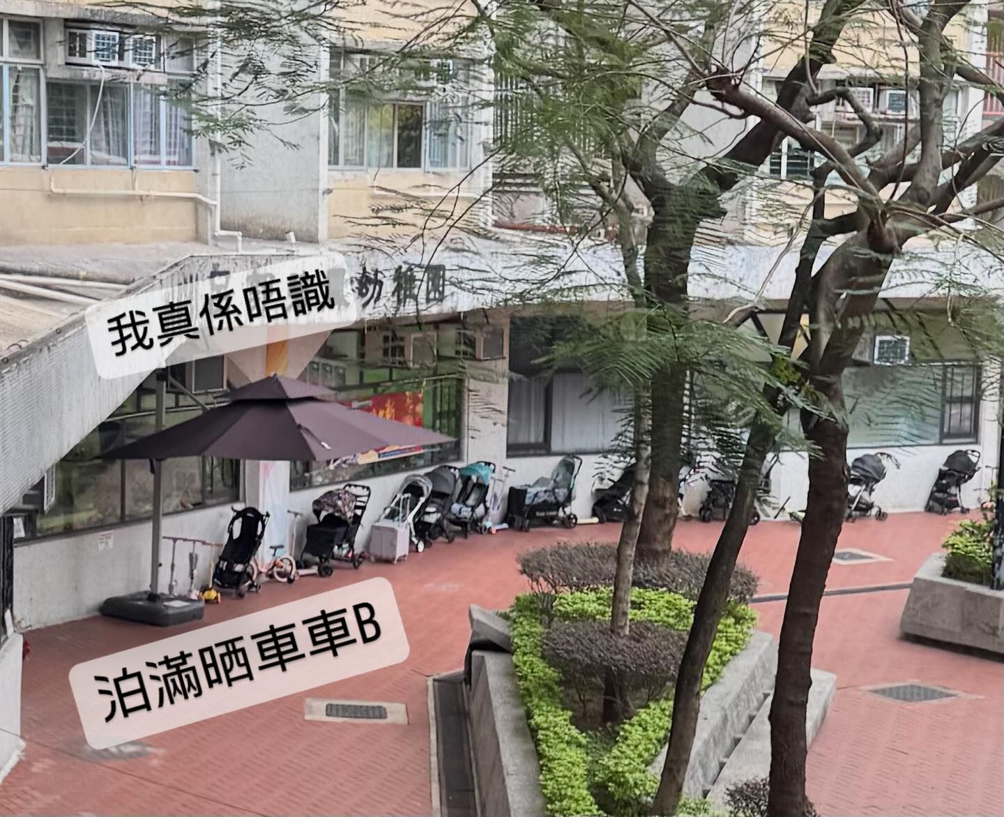 屋邨幼稚園門外現「BB車龍」排隊惹熱議