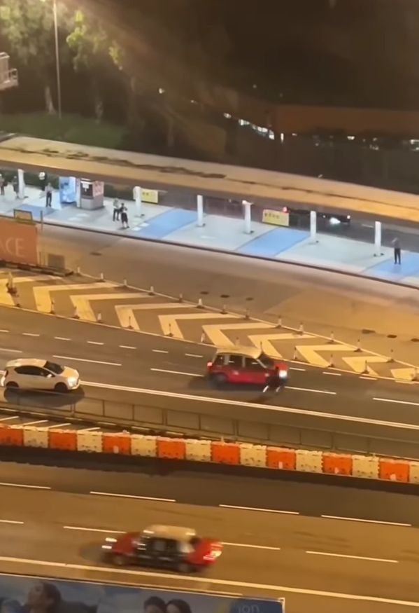 紅隧轉車站醉漢亂闖大字型瞓地阻交通