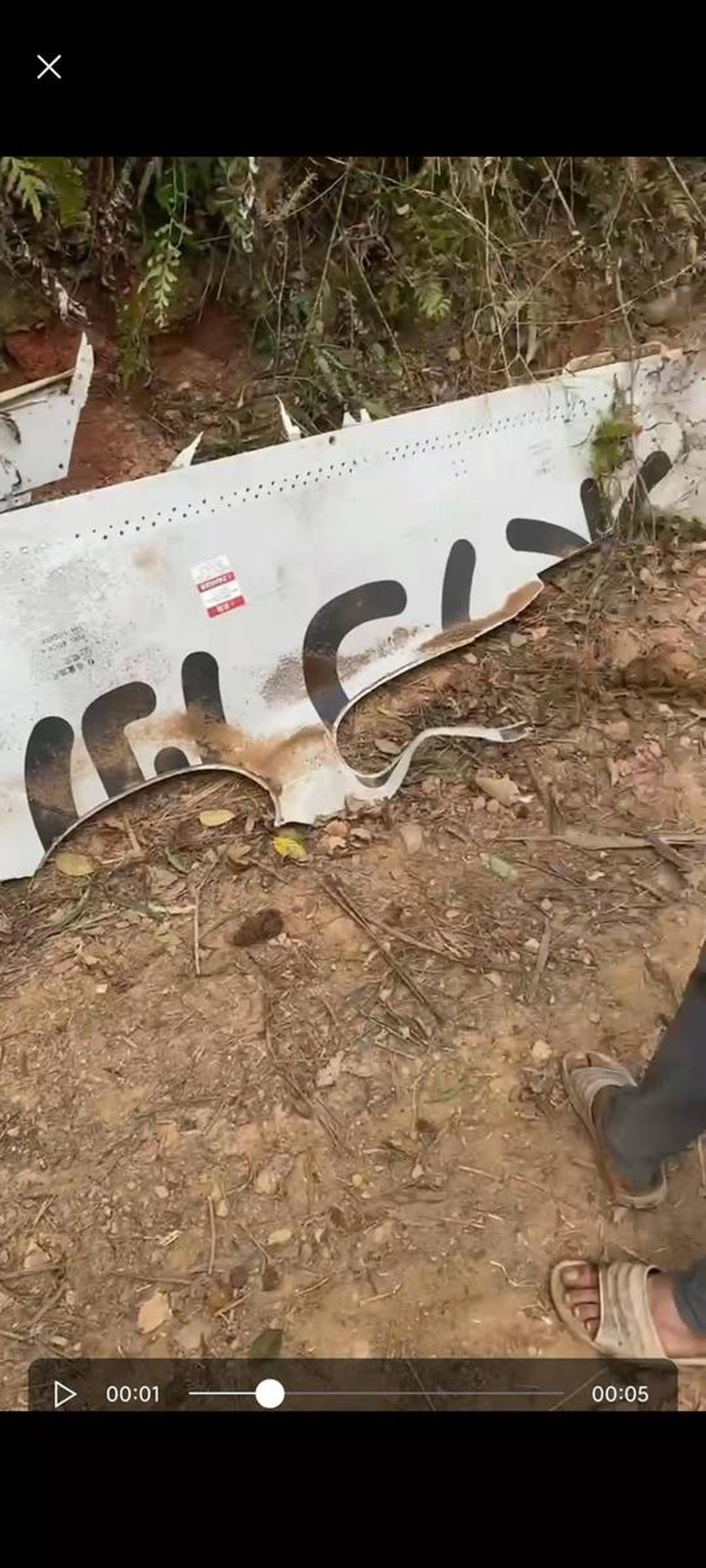 2022年3月中國東方航空「MU5735」客機，在飛往廣西途中墜毀，機上132人全數罹難