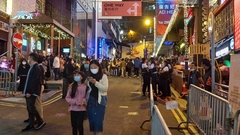 直播｜蘭桂坊平安夜現場情況