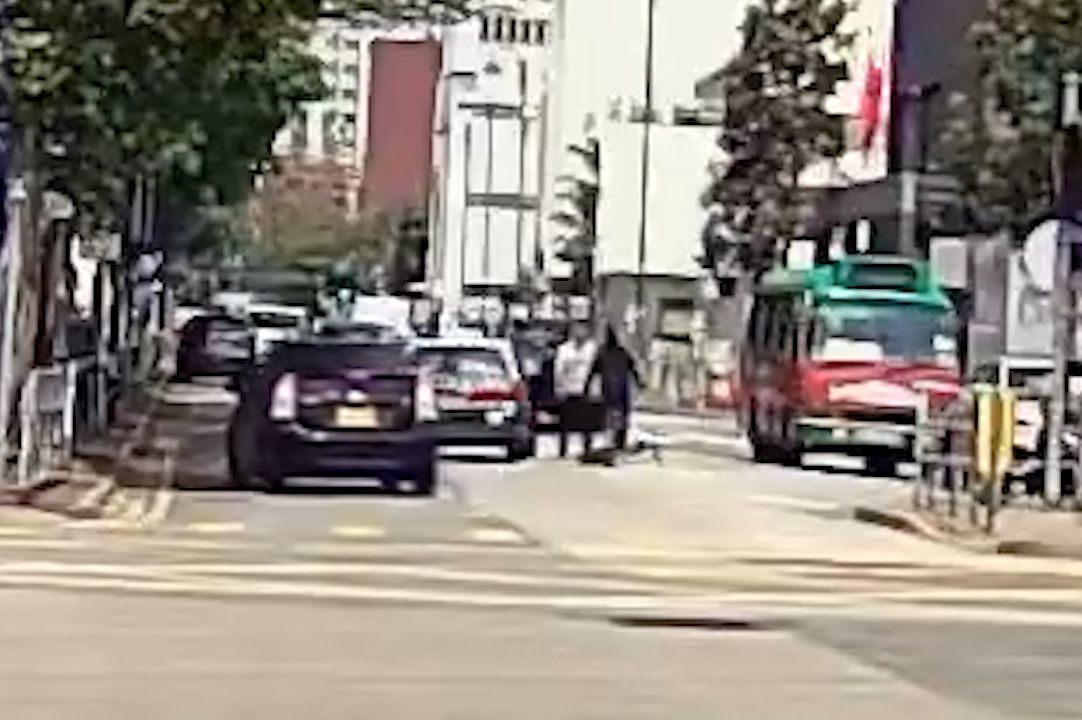 馬路MMA｜元朗單車友大戰綠的司機，互毆打到撞落小巴勁精彩。