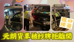 有片｜元朗貨車被抄牌拒離開 更粗口橫飛 惹網民熱議