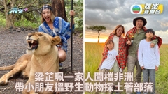 非洲潮什麼｜梁芷珮帶子女闖非洲 潛水搵鯊魚Safari搵獅子