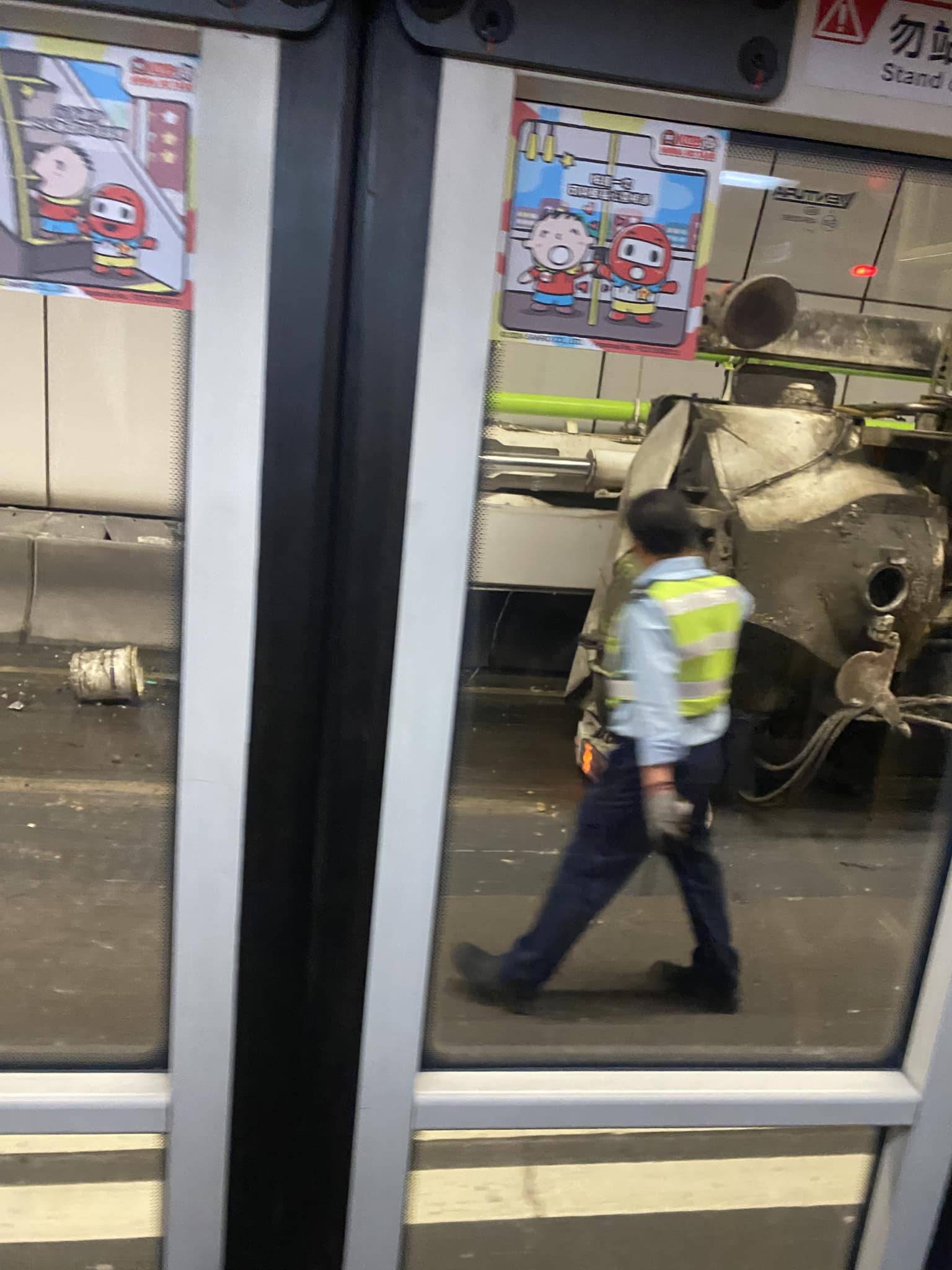 尖山隧道車禍。(網上圖片／FB@Bosco Chu)