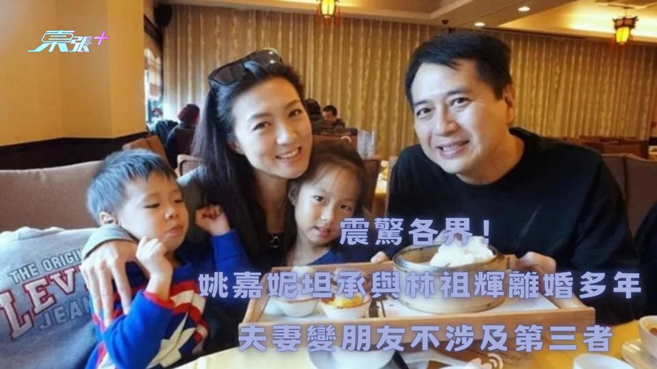 震驚各界！姚嘉妮坦承與林祖輝離婚多年 夫妻變朋友不涉及第三者