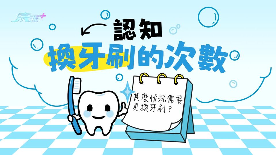 天天刷牙好習慣 認知換牙刷的次數