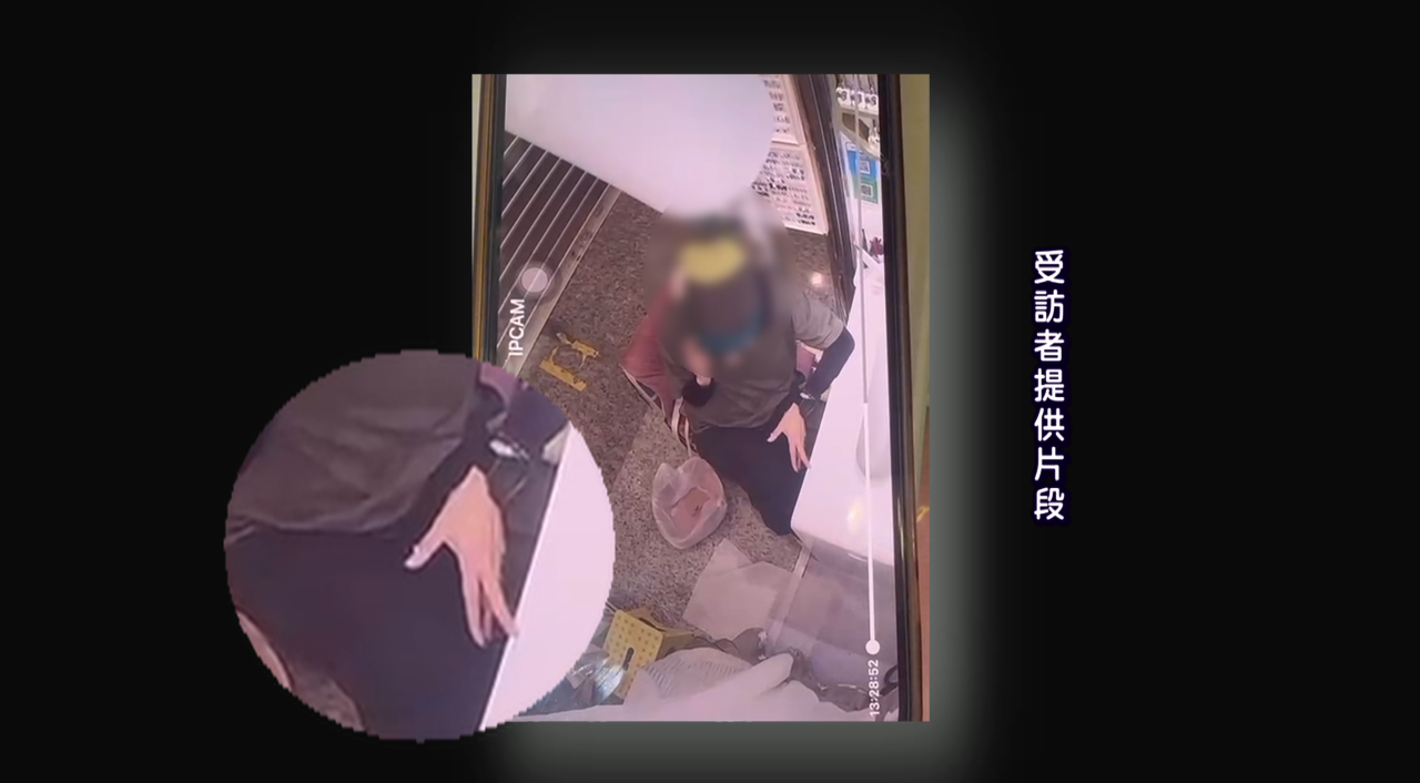 事主不甘損失，強烈要求查看 CCTV，片段清晰顯示下一名美甲顧客在坐下後，發現並取走了該枚戒指。