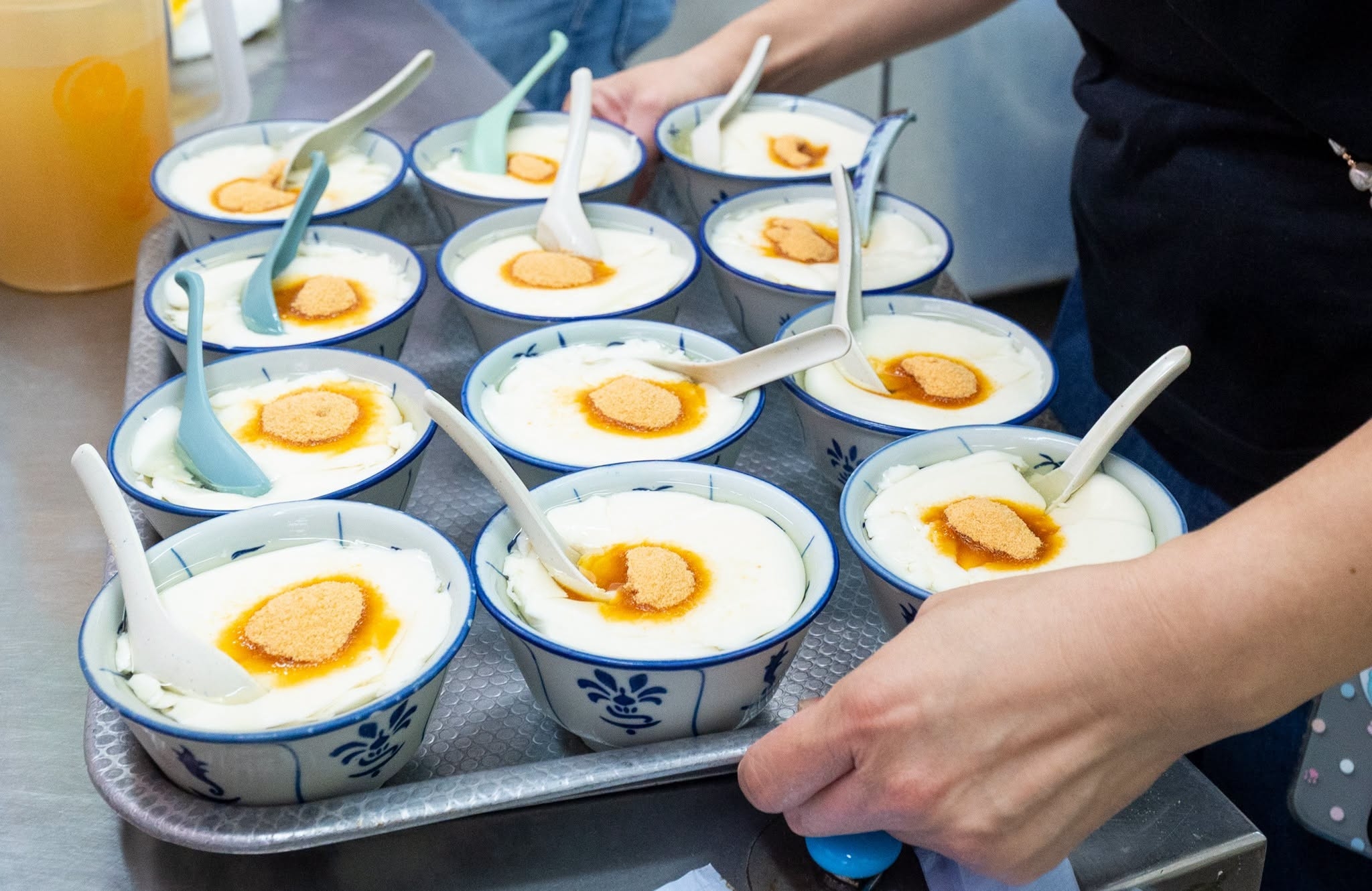 可能是粥、甜點和蛋黃的圖像