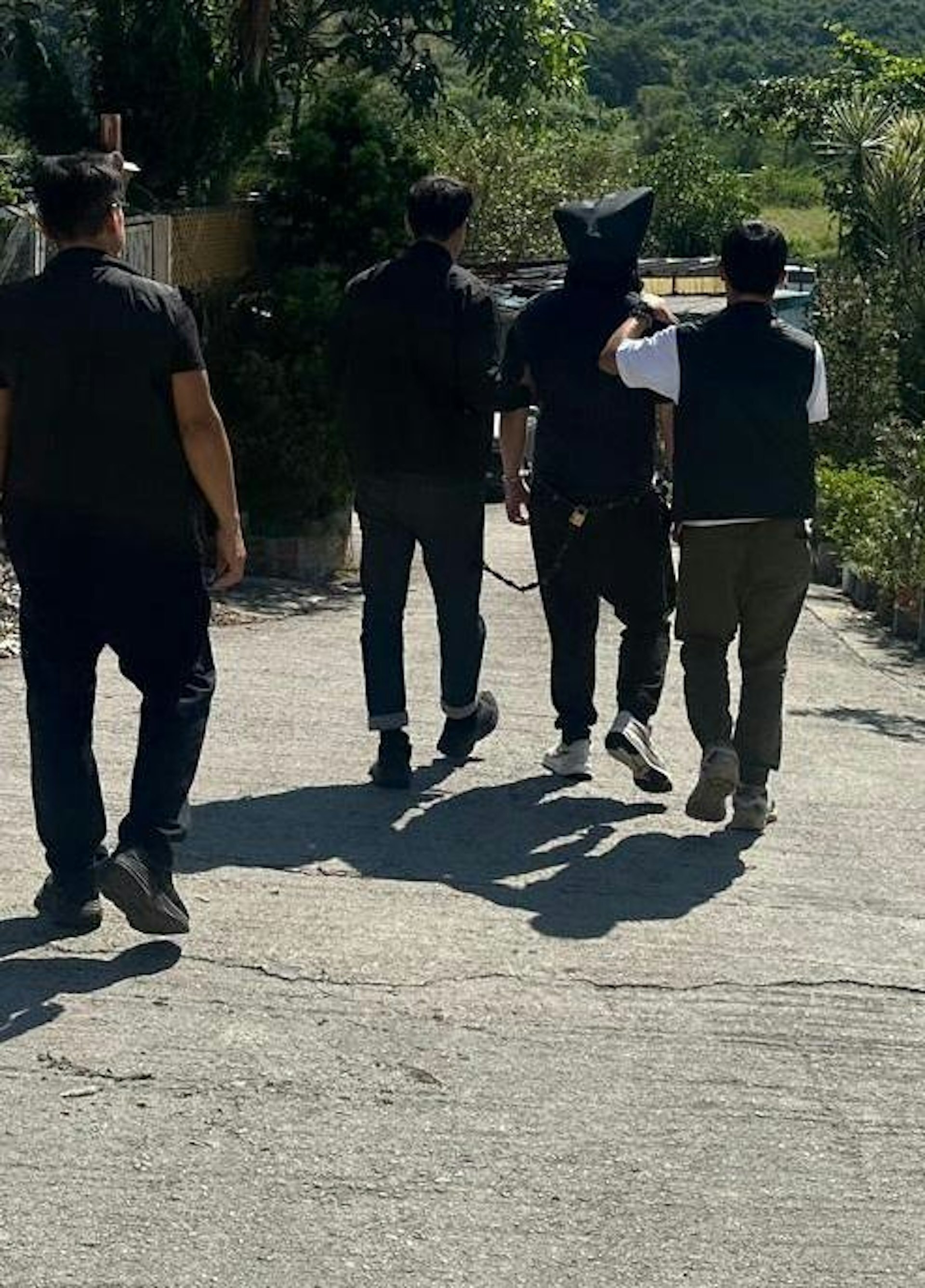 行動中，警方拘捕5人。（警方圖片）