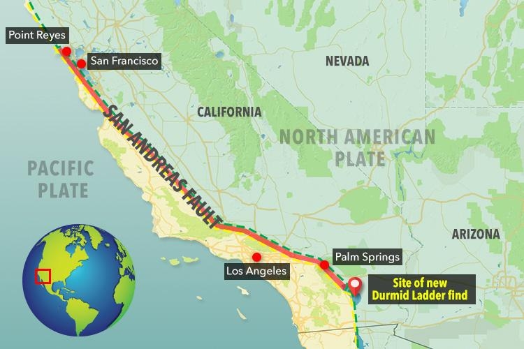 New fears mega-earthquake could devastate Californian cities along the San  Andreas fault line after scientists make ominous underground find