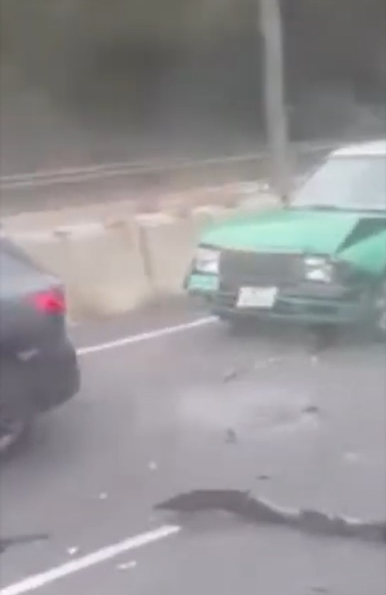粉嶺公路私家車自炒塞快線　的士煞唔切再追尾　「二次傷害」成焦點