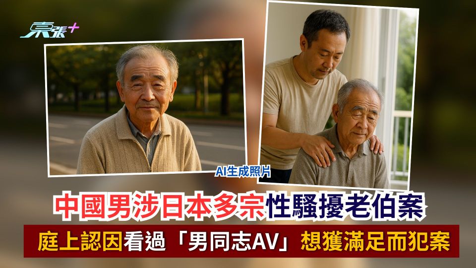 中國男涉日本多宗性騷擾老伯案　庭上認因看過「男同志AV」想獲滿足而犯案