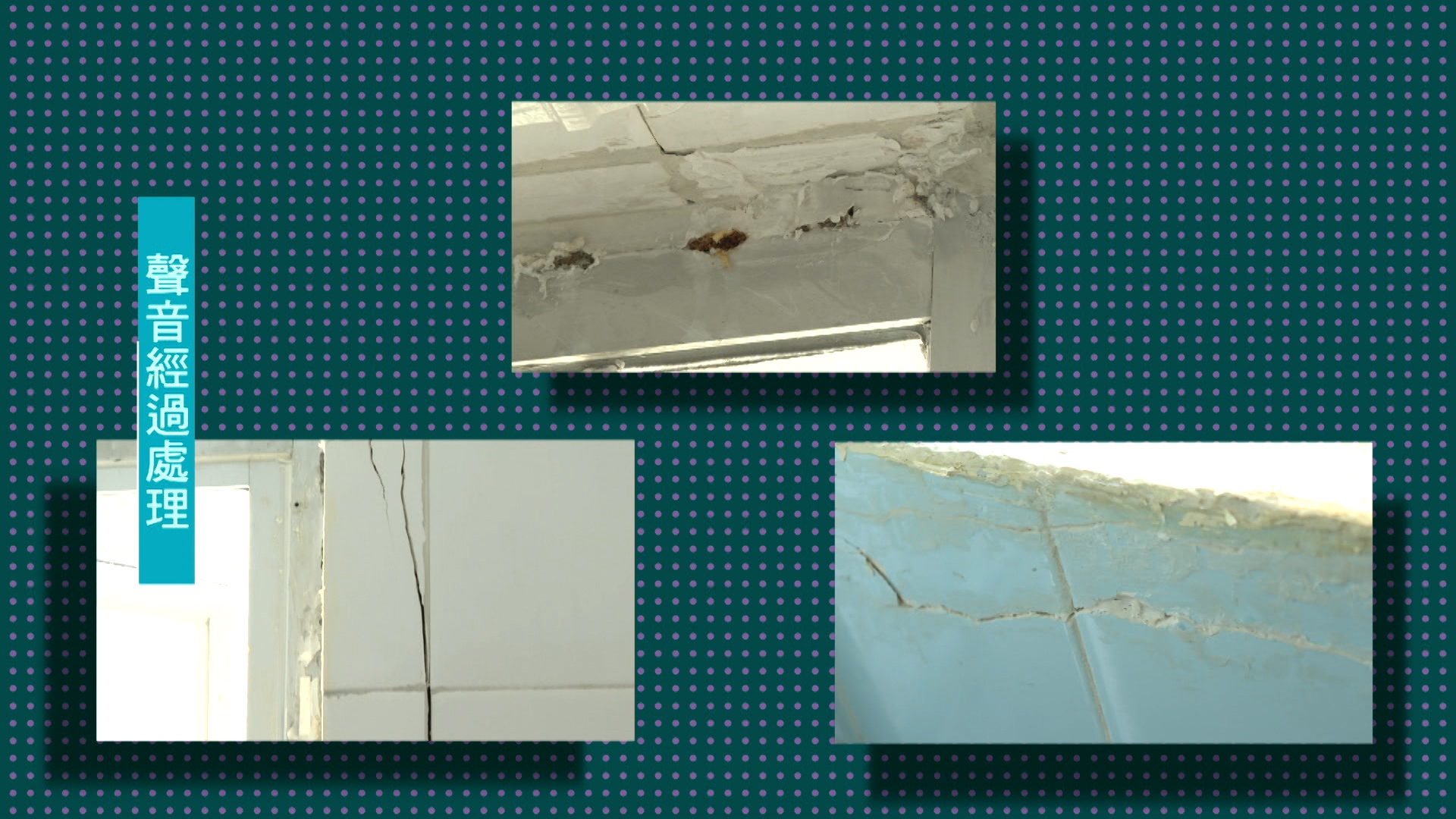 至兩、三年前，Lydia發現洗衣房的鋁窗損壞，磁磚亦有裂痕。