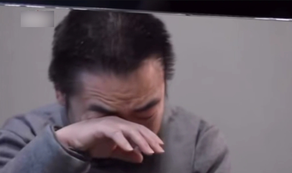 傳國平出鏡懺悔。網絡圖片