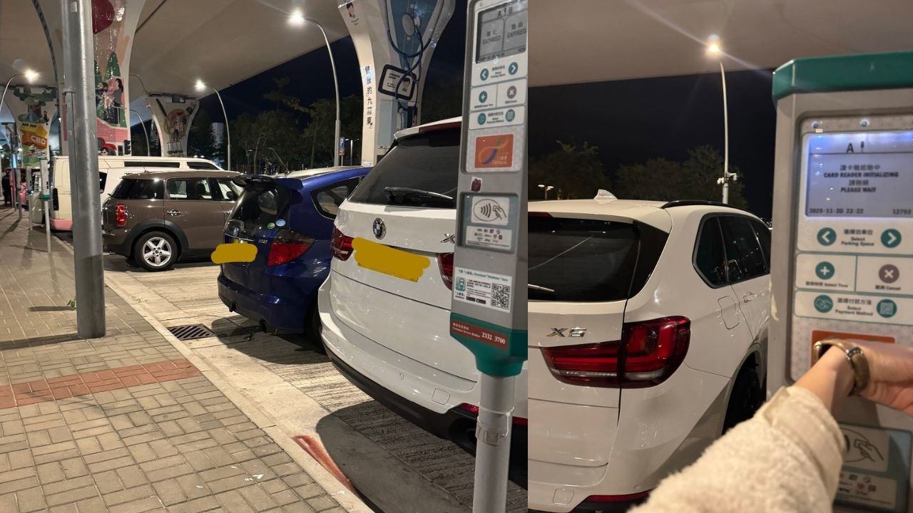 近日，一名市民在觀塘海濱見到警員巡查停車位，隨即替部分車輛投入咪錶費用，並將過程分享到社交平台。